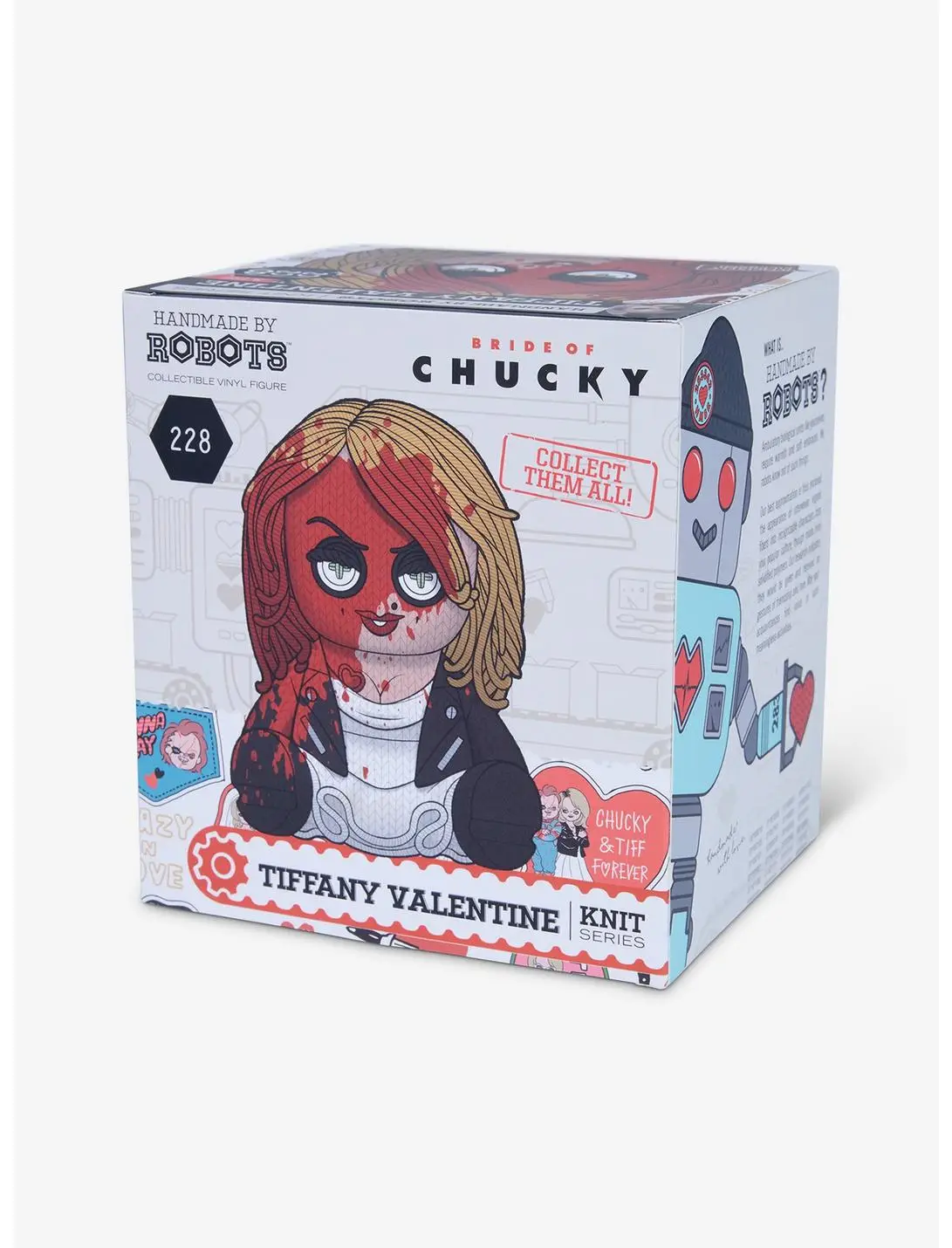 Bride of Chucky Tiffany 228 Limited Edition Bloody Handmade by Robots Vinyl Figure