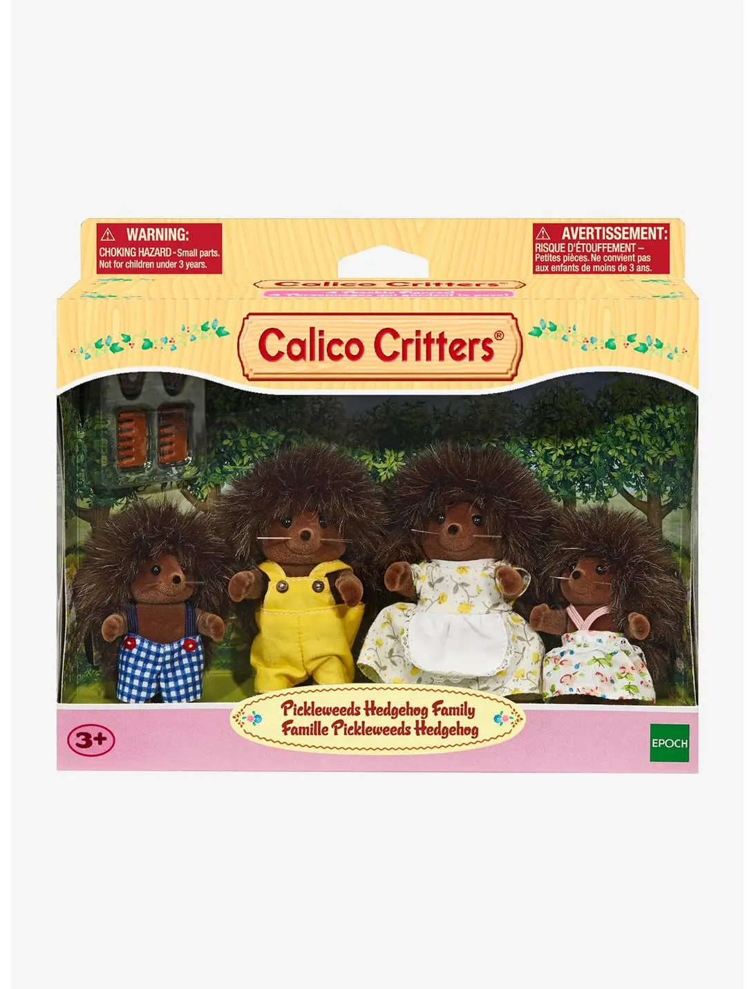 Calico Critters Pickleweeds Hedgehog Family Figure Set
