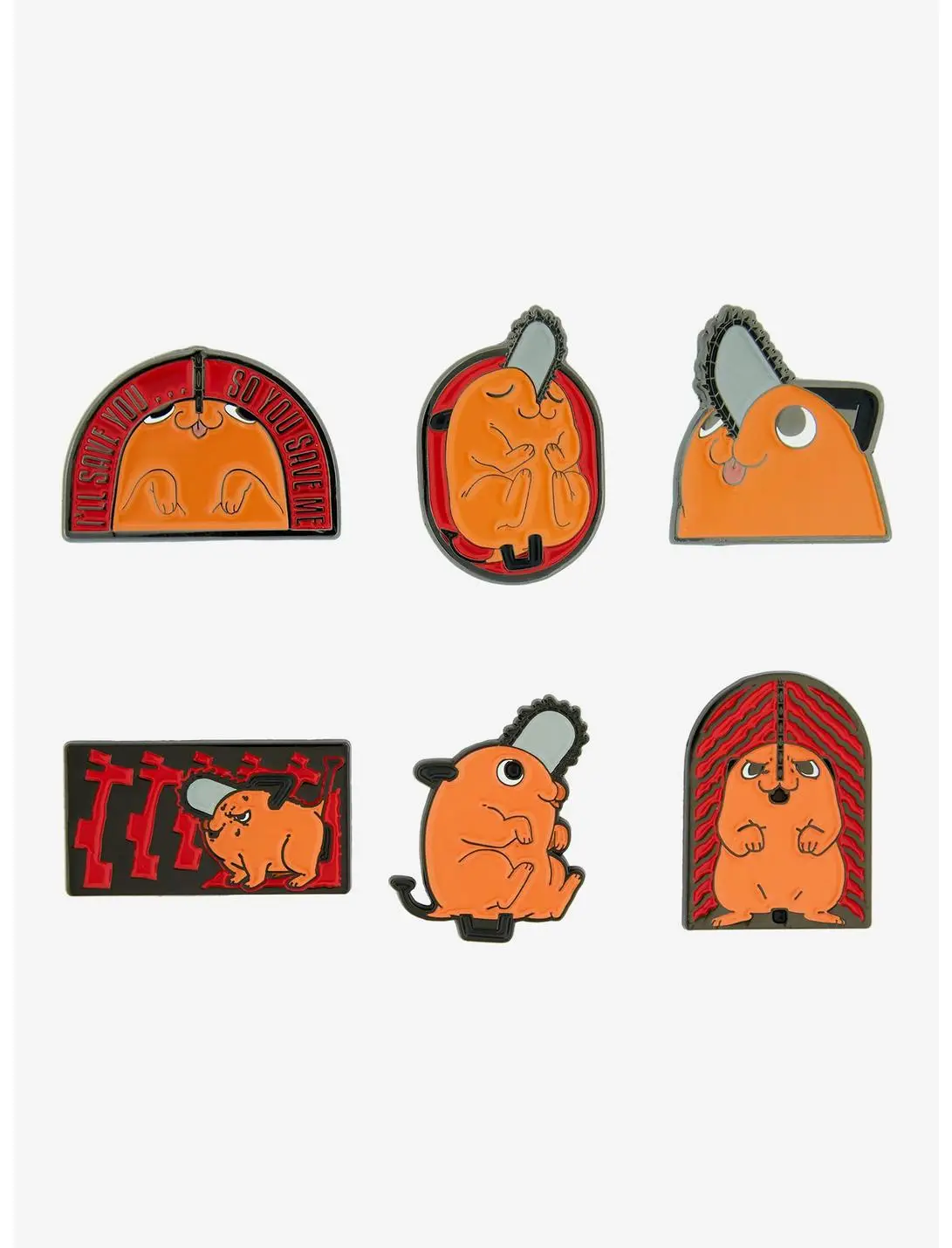 Chainsaw Man Pochita Blind Box Enamel Pin