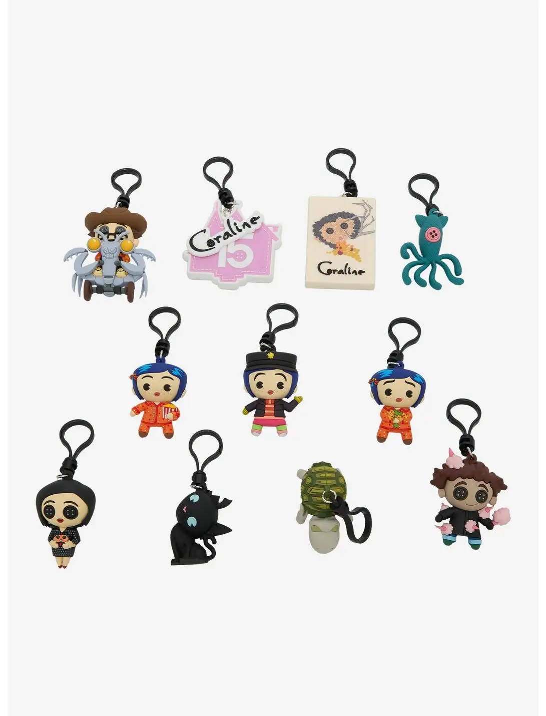 Coraline Characters Blind Bag Figural Bag Clip
