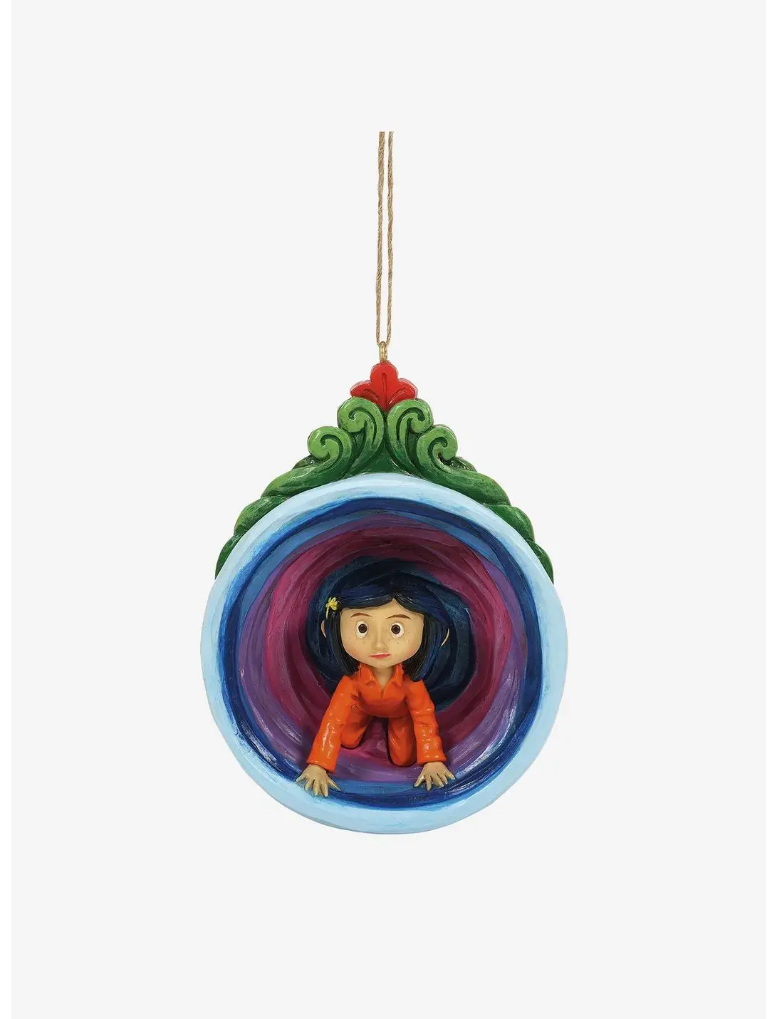 Coraline in Purple Tunnel Ornament
