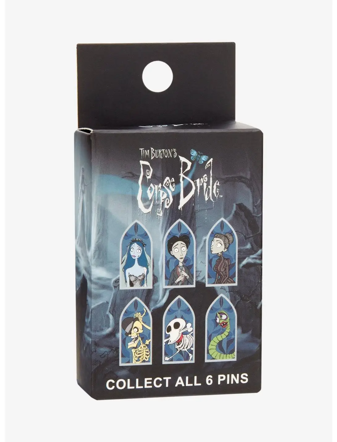 Corpse Bride Characters Stained Glass Window Blind Box Enamel Pin