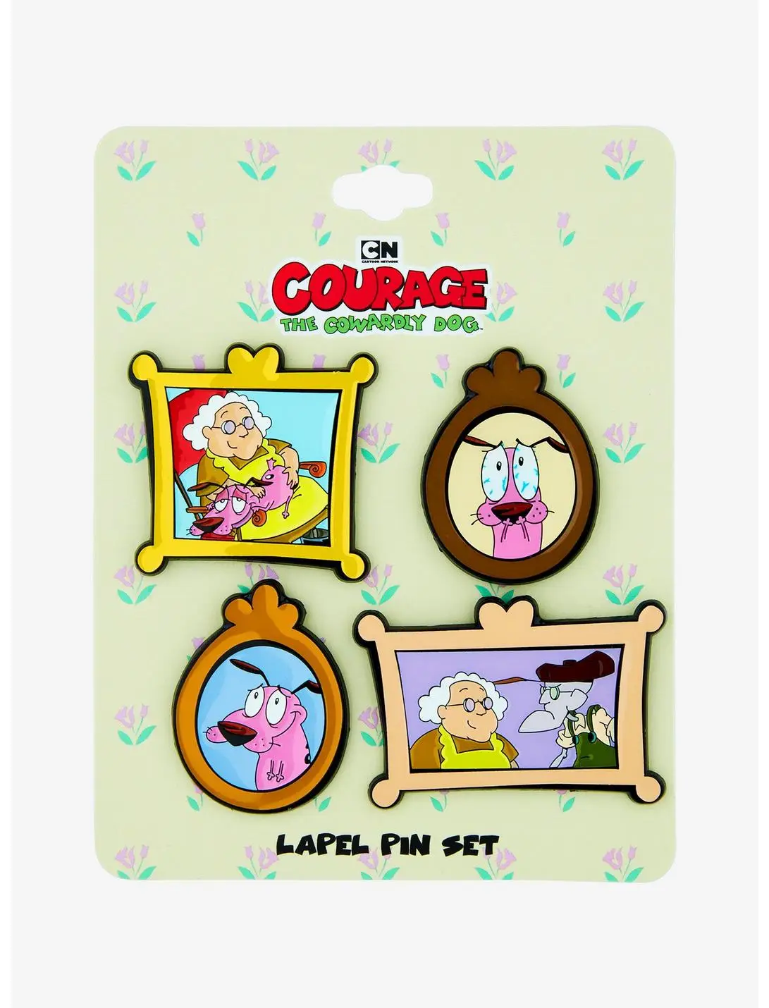 Courage the Cowardly Dog Portraits Enamel Pin Set
