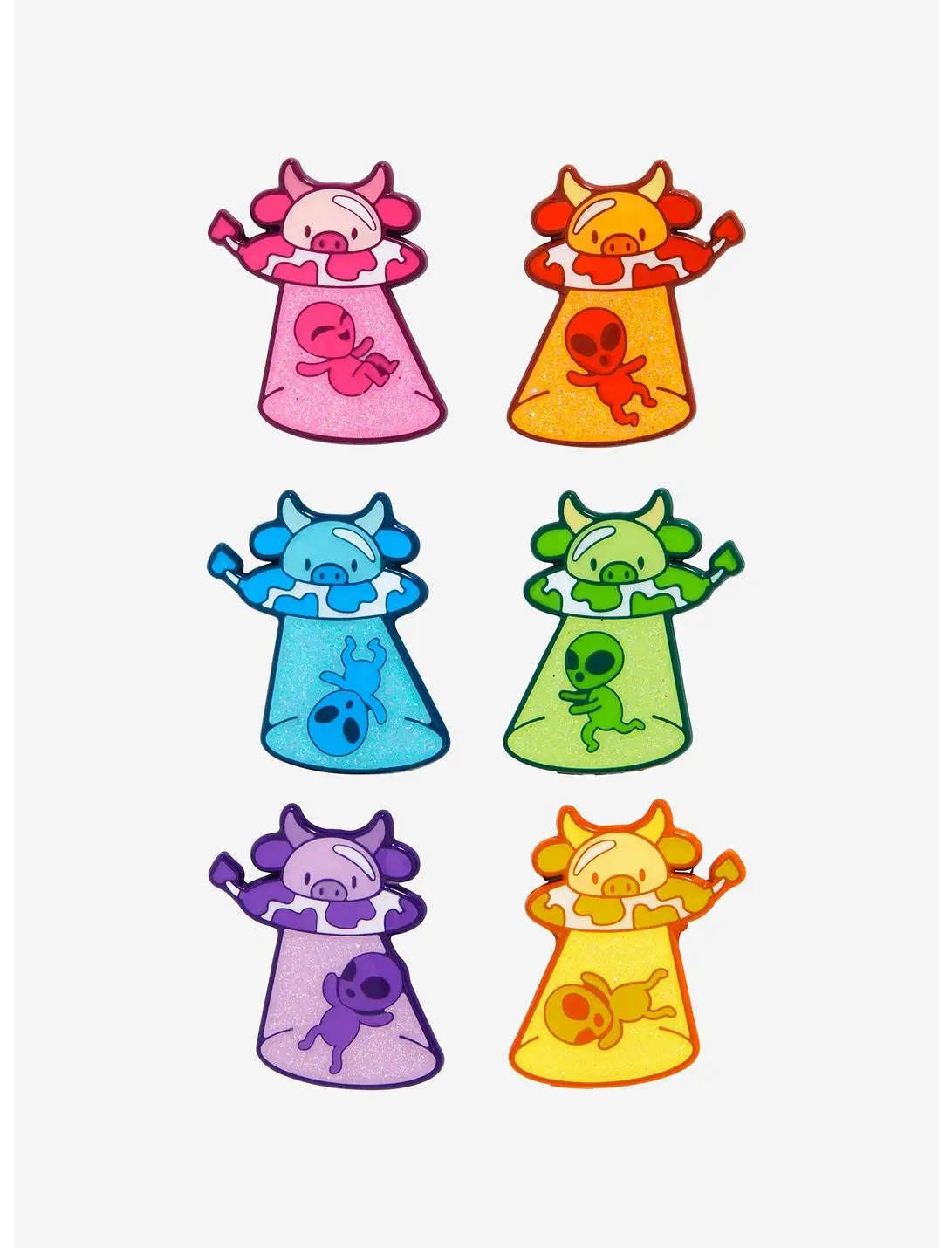 Cow UFO Blind Bag Pin - BoxLunch Exclusive