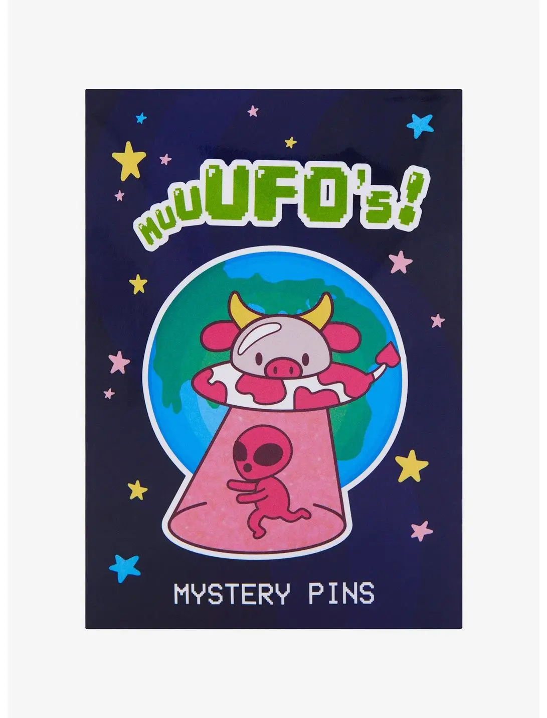 Cow UFO Blind Bag Pin - BoxLunch Exclusive