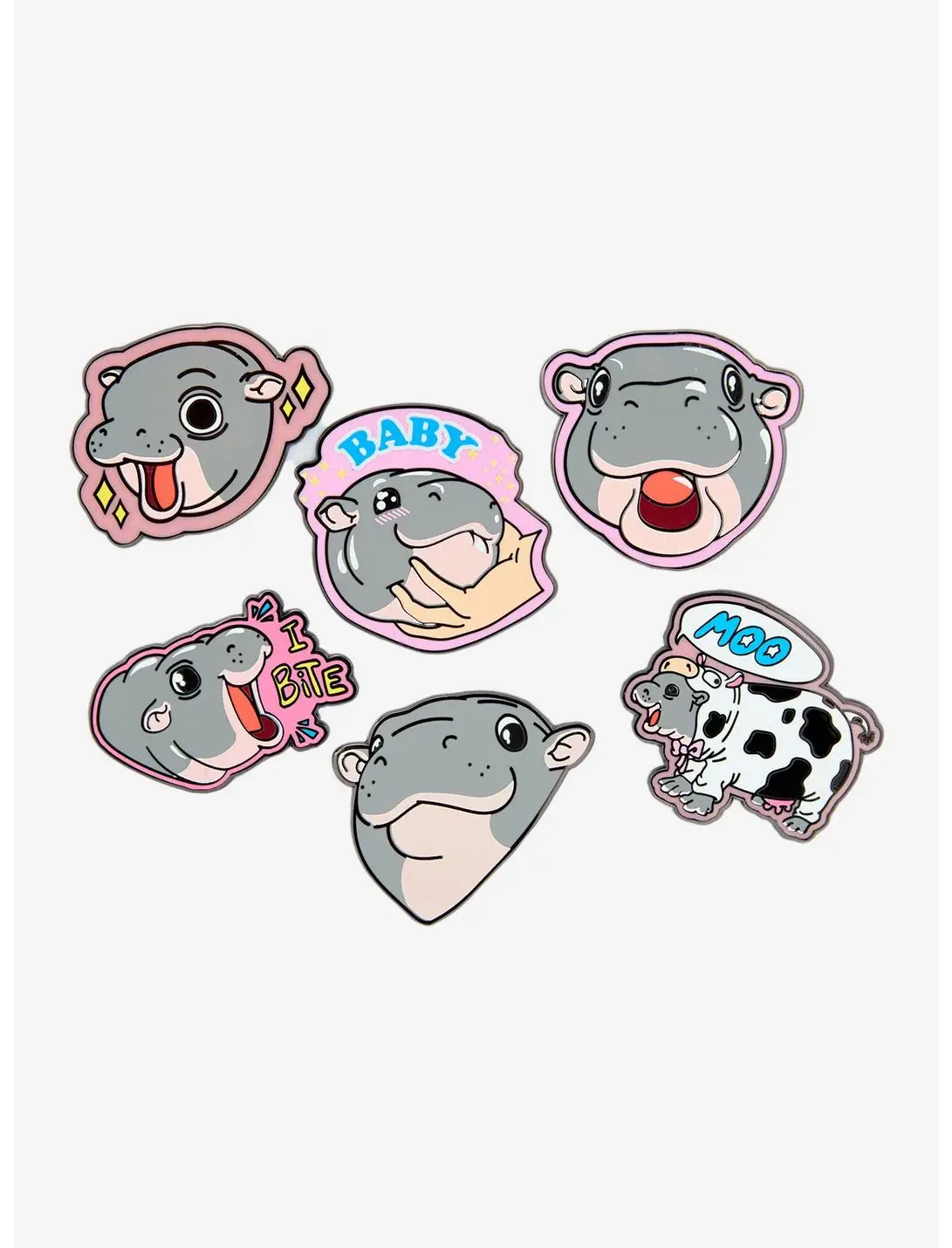 Cute Li'l Hippo Blind Box Enamel Pin — BoxLunch Exclusive