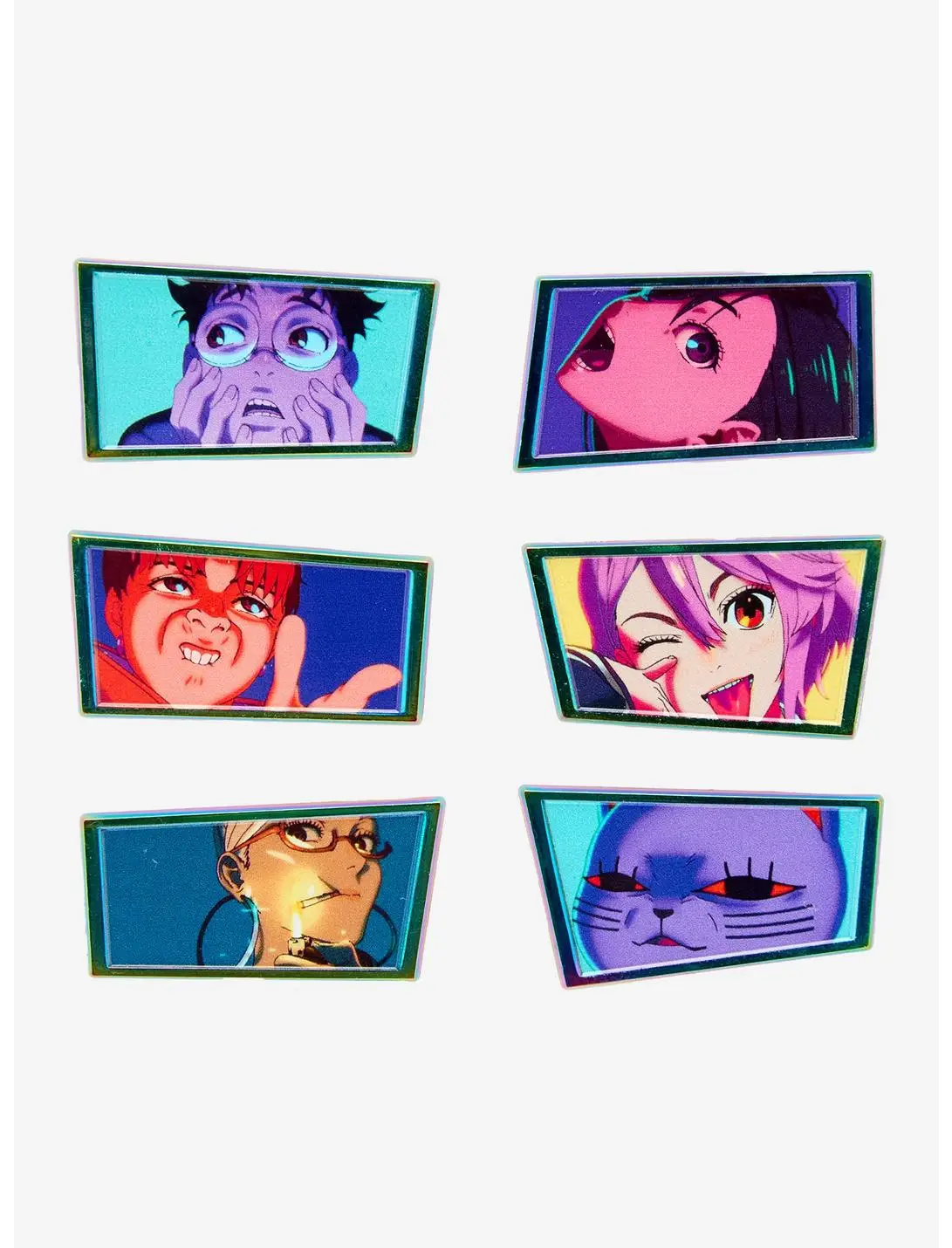 Dandadan Character Intro Panel Iridescent Blind Box Enamel Pin — BoxLunch Exclusive