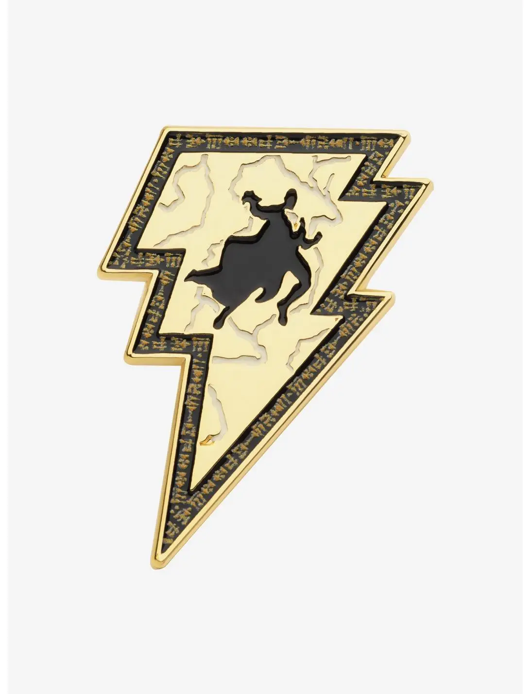 DC Comics Black Adam Lightning Bolt Pin