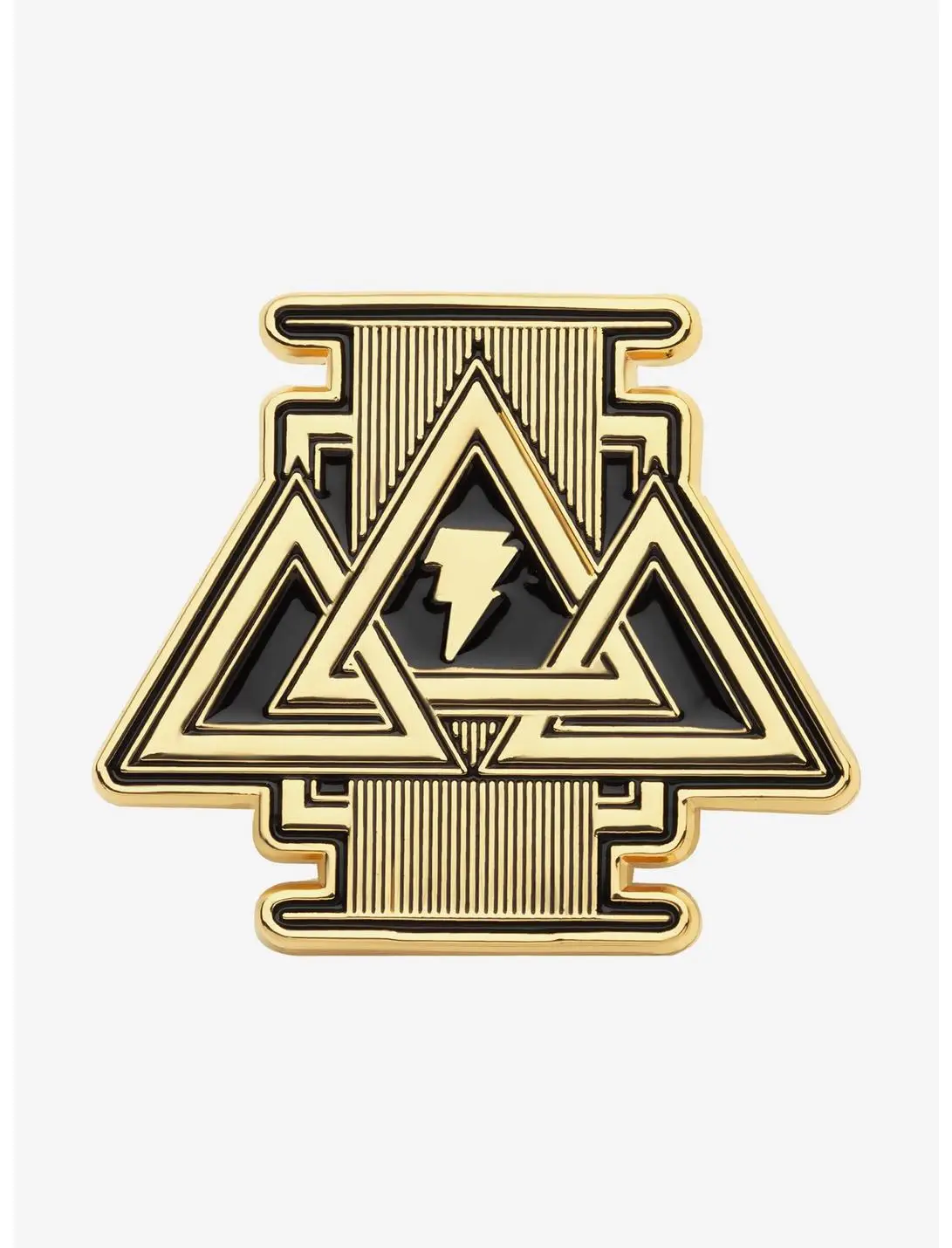 DC Comics Black Adam Triple Triangle Pin