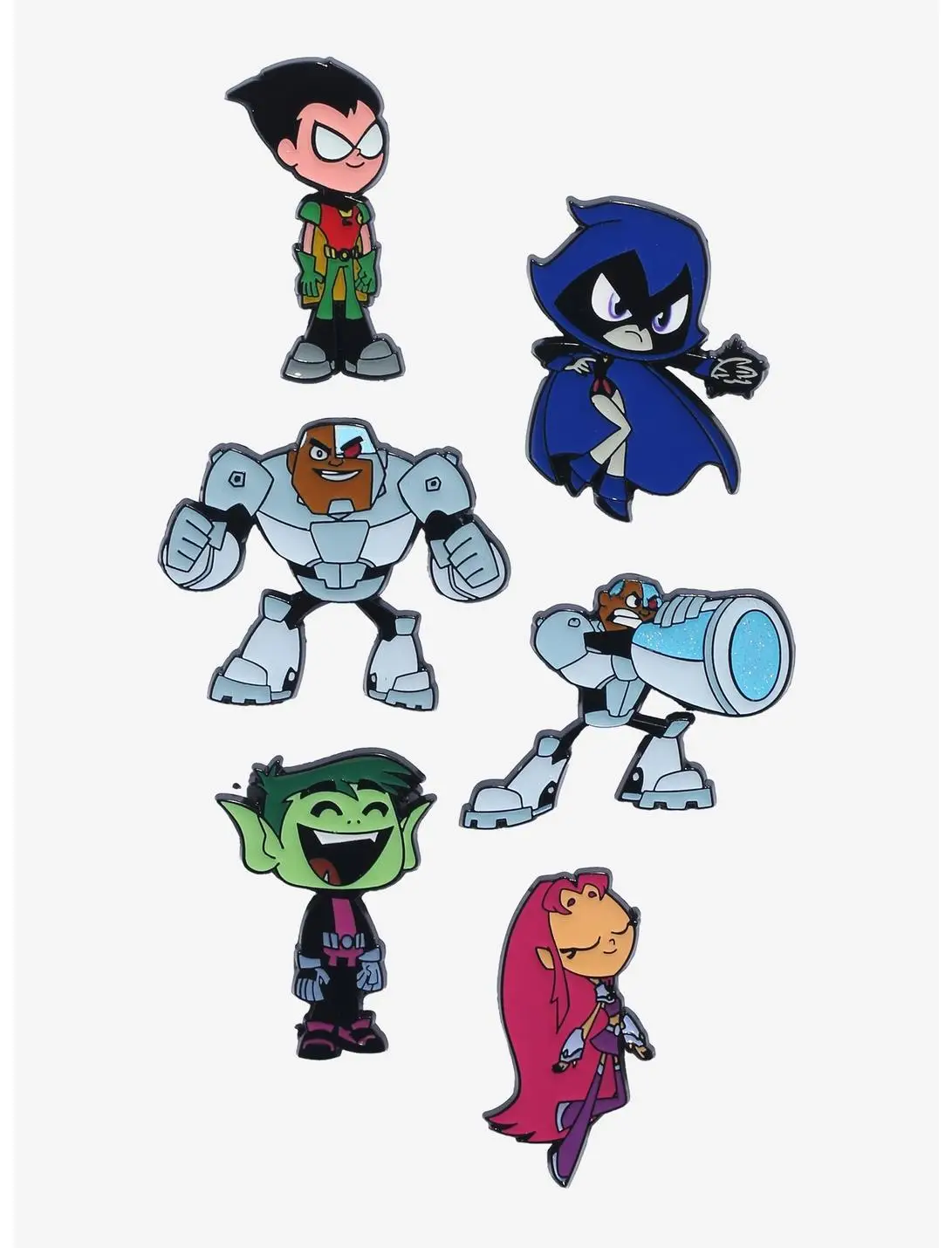 DC Comics Teen Titans Go! Characters Blind Box Enamel Pin - BoxLunch Exclusive