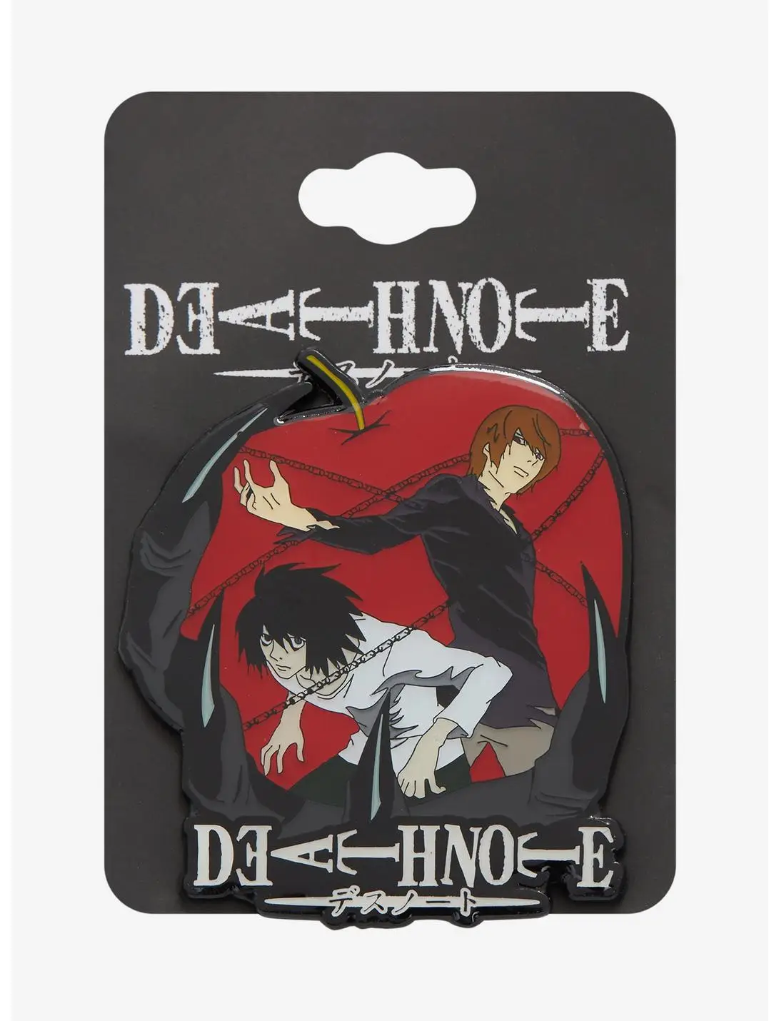 Death Note Apple Light & L Enamel Pin - BoxLunch Exclusive