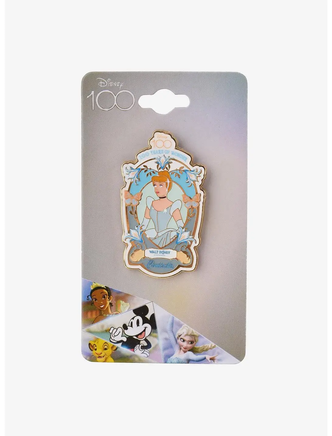 Disney 100 Cinderella Frame Portrait Enamel Pin - BoxLunch Exclusive