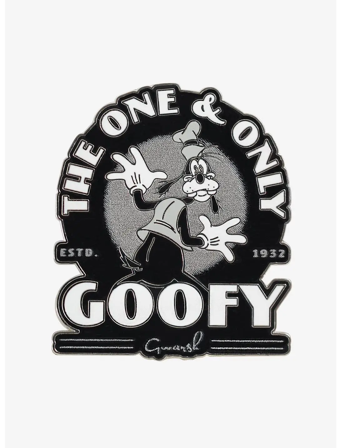 Disney 100 Goofy Tonal Portrait Enamel Pin - BoxLunch Exclusive