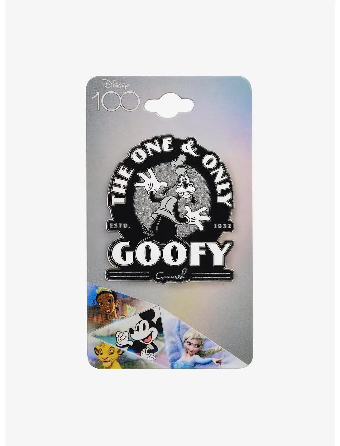 Disney 100 Goofy Tonal Portrait Enamel Pin - BoxLunch Exclusive