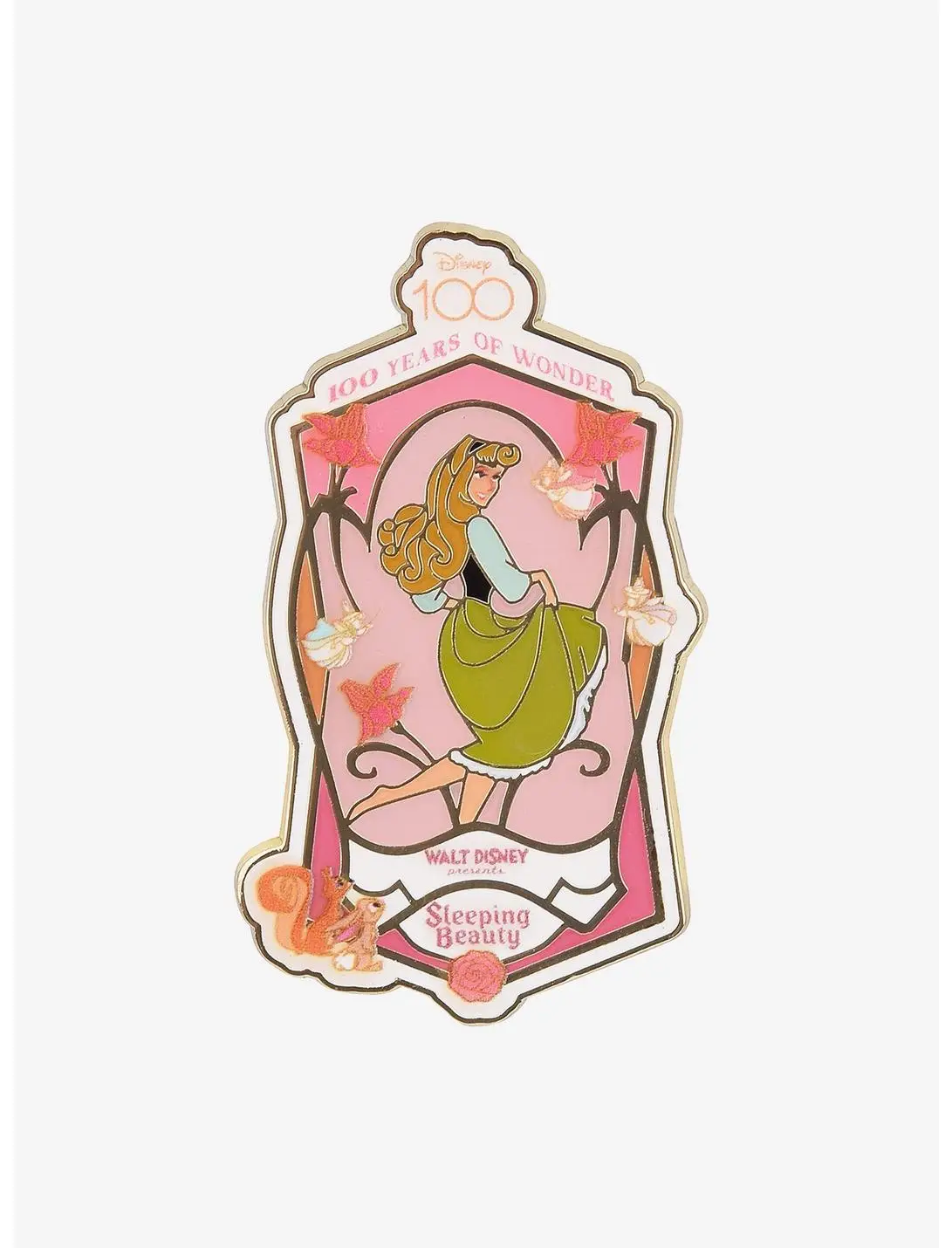 Disney 100 Sleeping Beauty Aurora Frame Enamel Pin - BoxLunch Exclusive