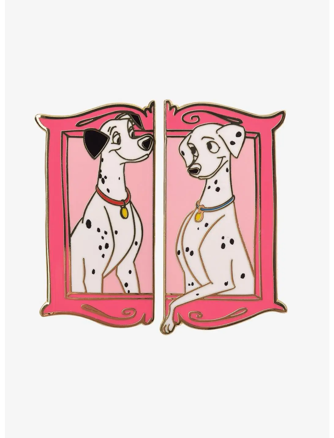 Disney 101 Dalmatians Pongo & Perdita Frame Enamel Pin Set - BoxLunch Exclusive