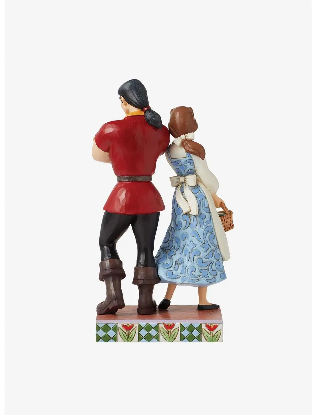 Disney Beauty and The Beast Gaston vs Belle Jim Shore Figurine