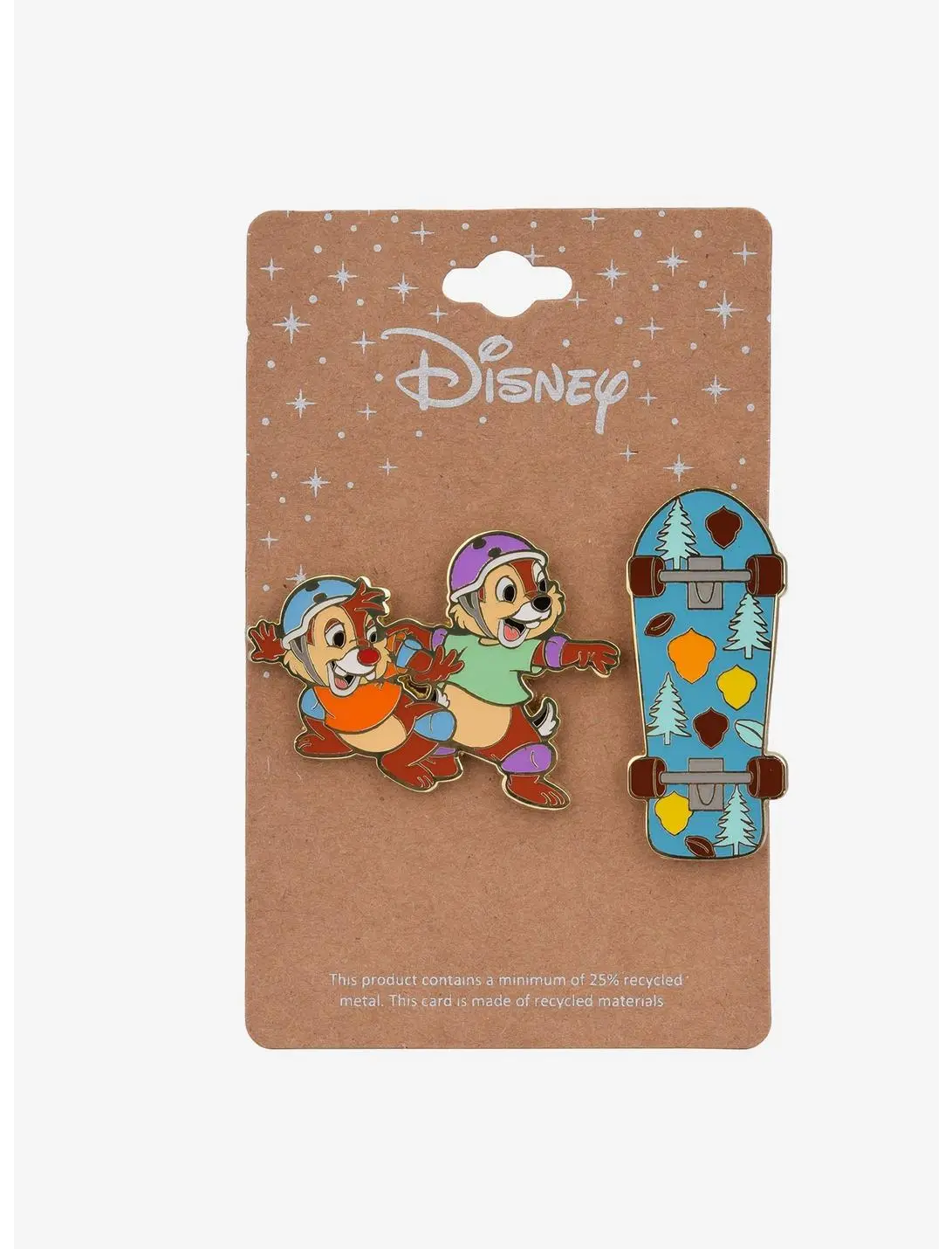 Disney Chip & Dale Skateboarding Enamel Pin Set - BoxLunch Exclusive