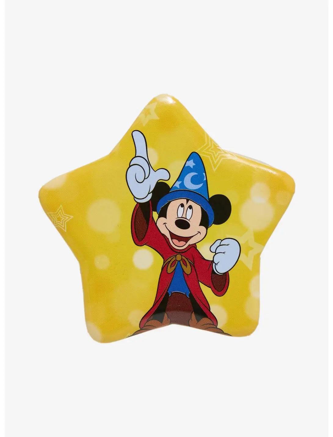 Disney Fantasia Sorcerer Mickey Star Button Pin