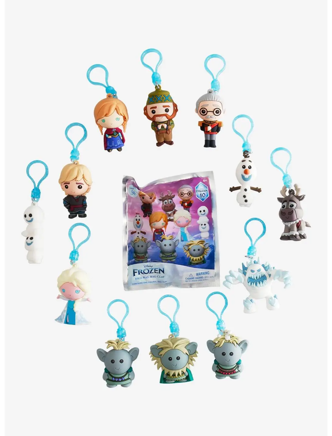 Disney Frozen Characters Blind Bag Figural Bag Clips