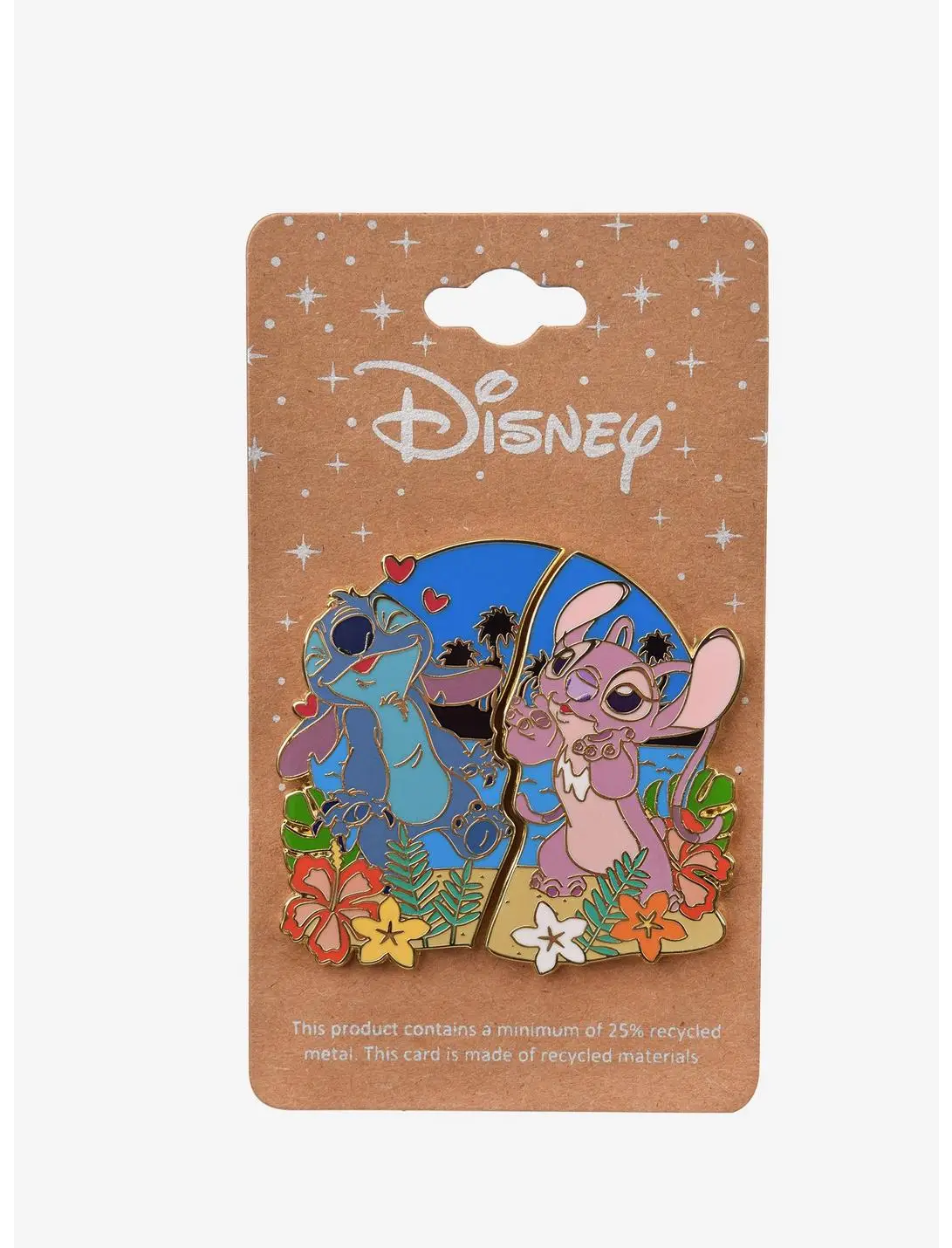 Disney Lilo & Stitch Angel & Stitch Beach Enamel Pin Set - BoxLunch Exclusive