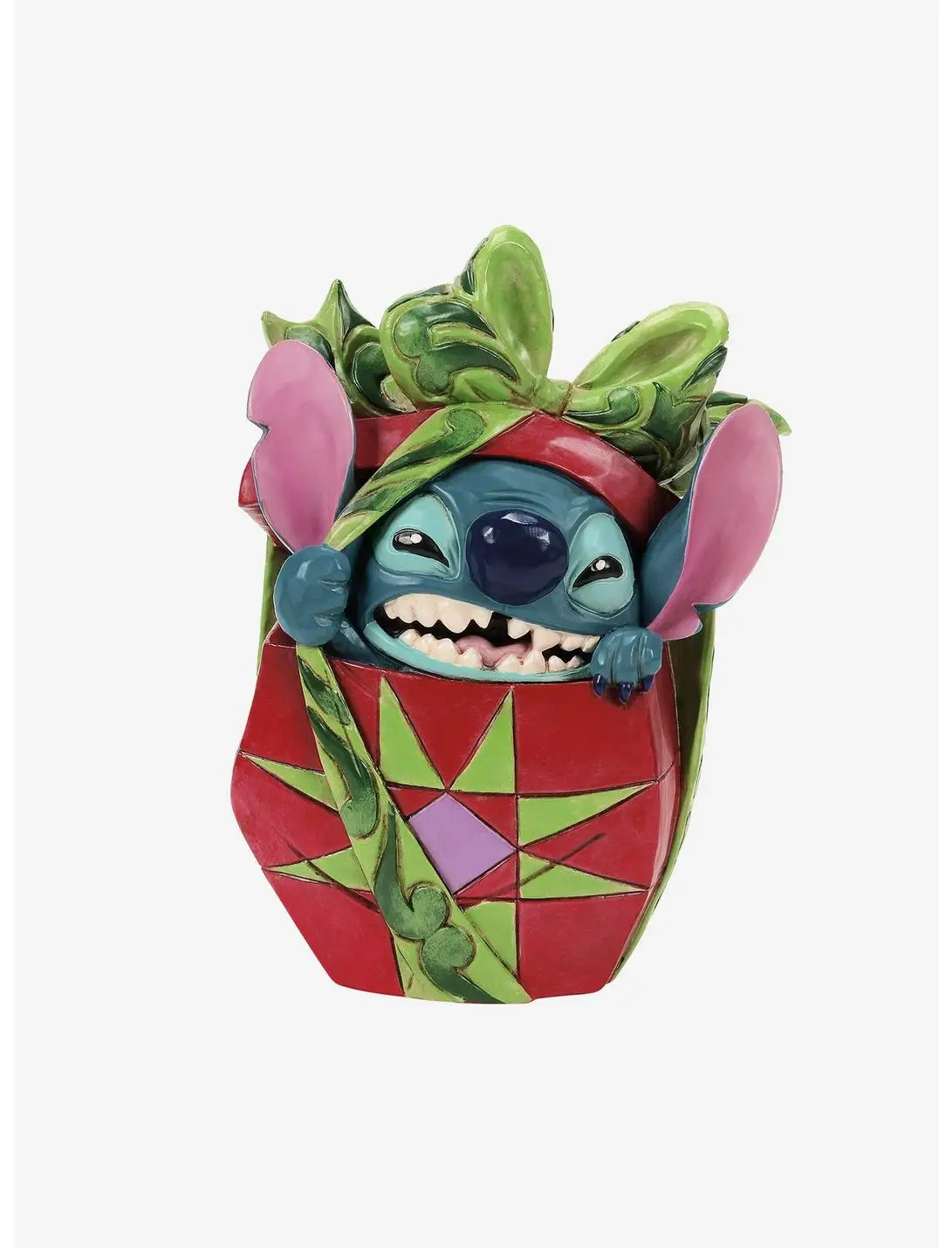 Disney Lilo & Stitch Tearing Christmas Figure