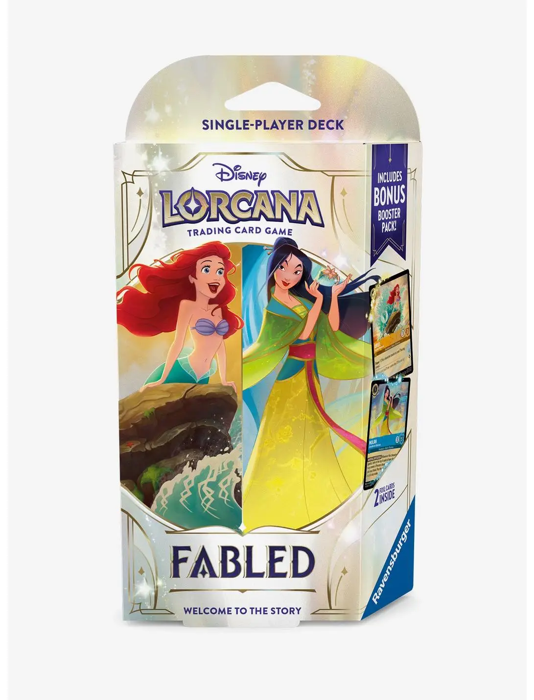 Disney Lorcana Trading Card Game Fabled Single-Player Deck