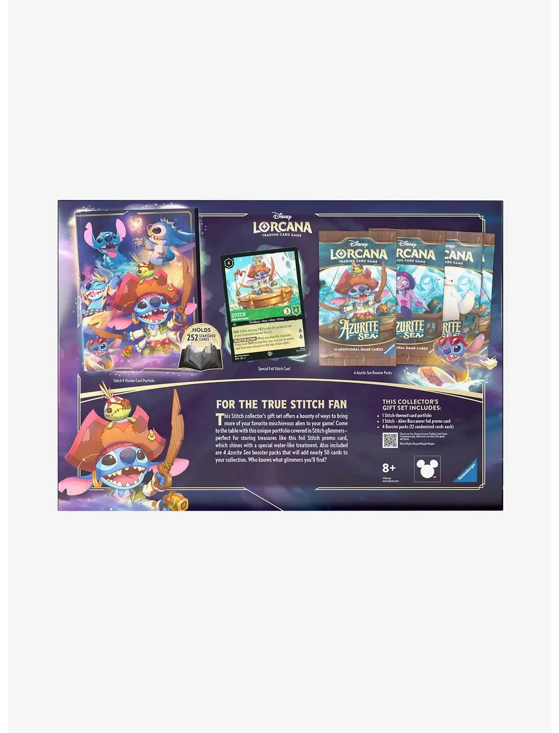 Disney Lorcana Trading Card Game Stitch Collector's Gift Set