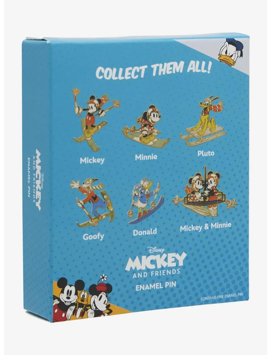 Disney Mickey and Friends Skiing Adventure Blind Box Enamel Pin — BoxLunch Exclusive