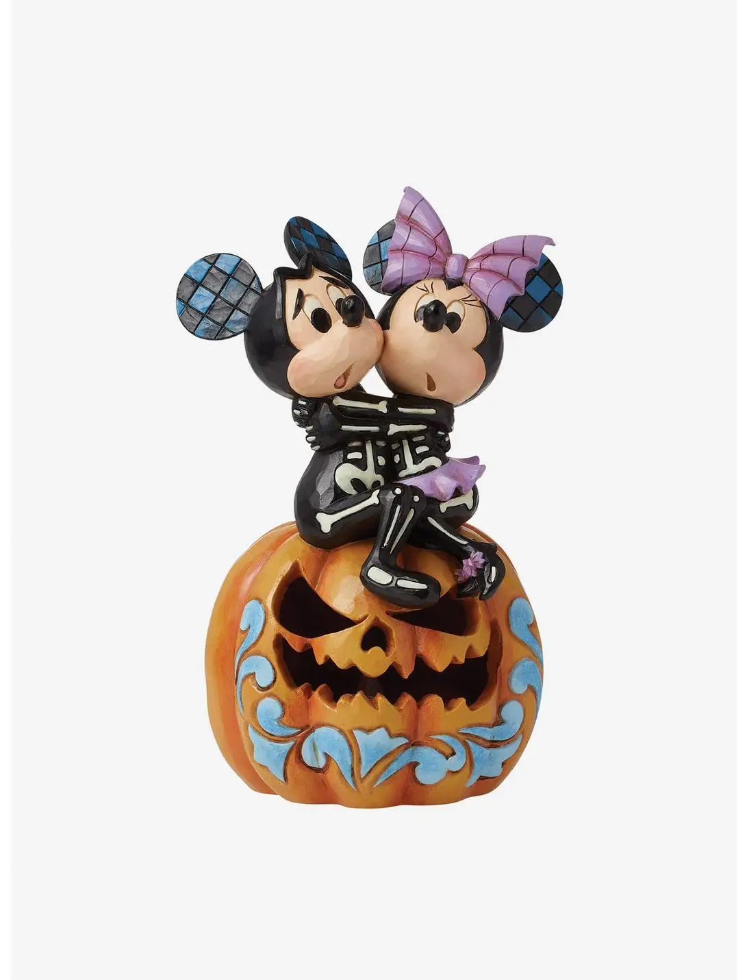 Disney Mickey and Minnie Mouse Scary Pumpkin Figurine