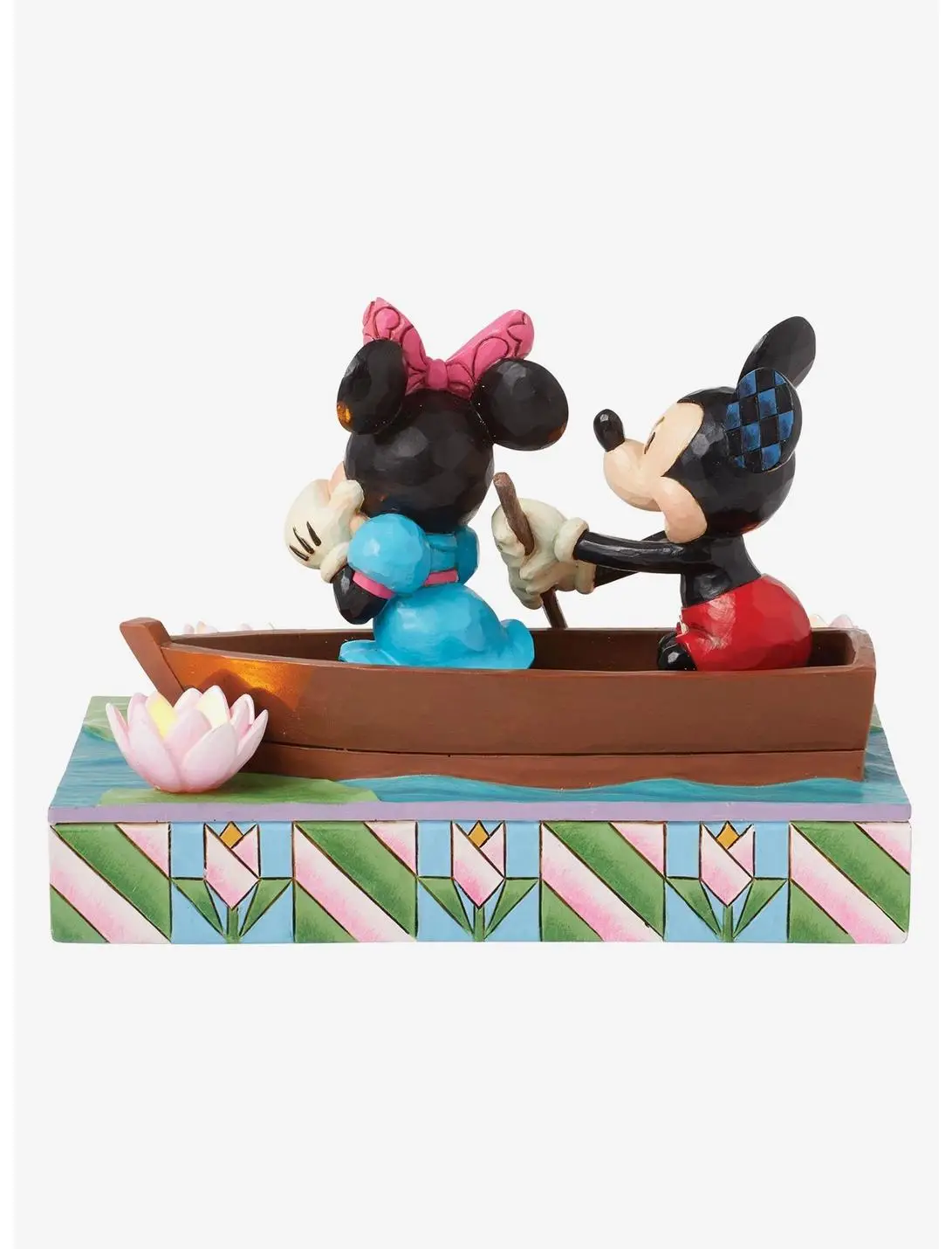 Disney Mickey & Minnie Love Boat Jim Shore LED Figure