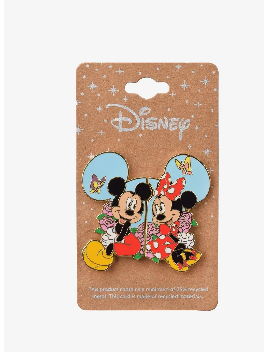 Disney Mickey & Minnie Mouse Floral Enamel Pin Set - BoxLunch Exclusive