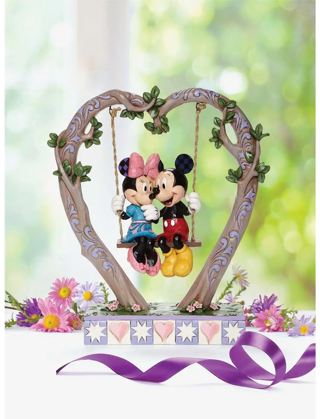 Disney Mickey & Minnie On Swing Figure