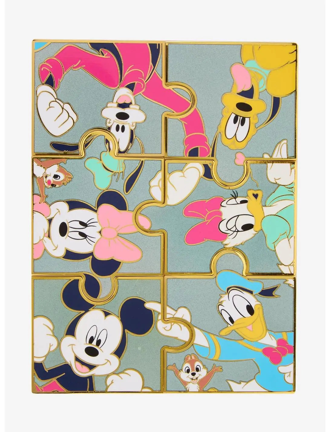 Disney Mickey Mouse & Friends Puzzle Pieces Blind Box Enamel Pin - BoxLunch Exclusive