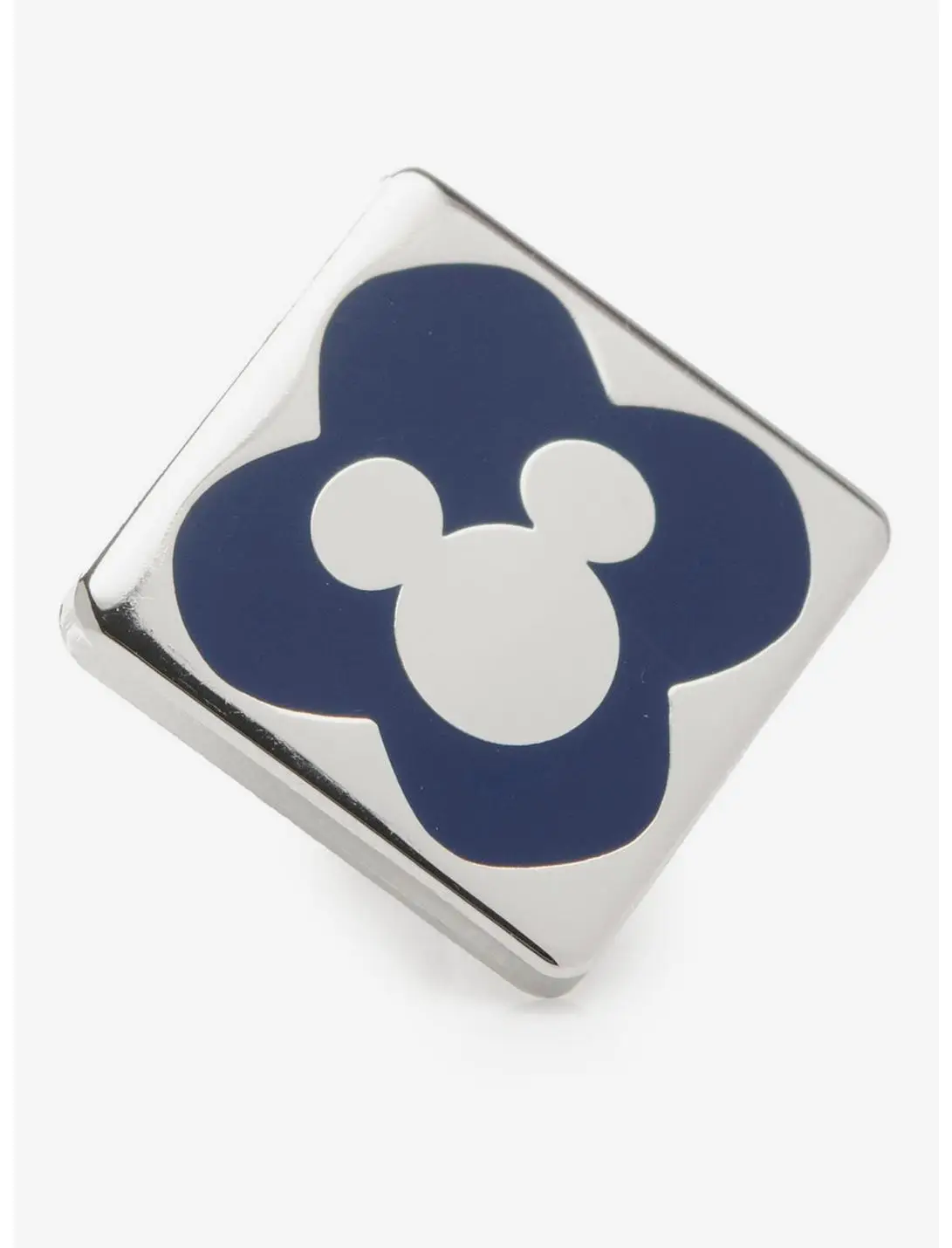 Disney Mickey Mouse Silhouette Blue Lapel Pin