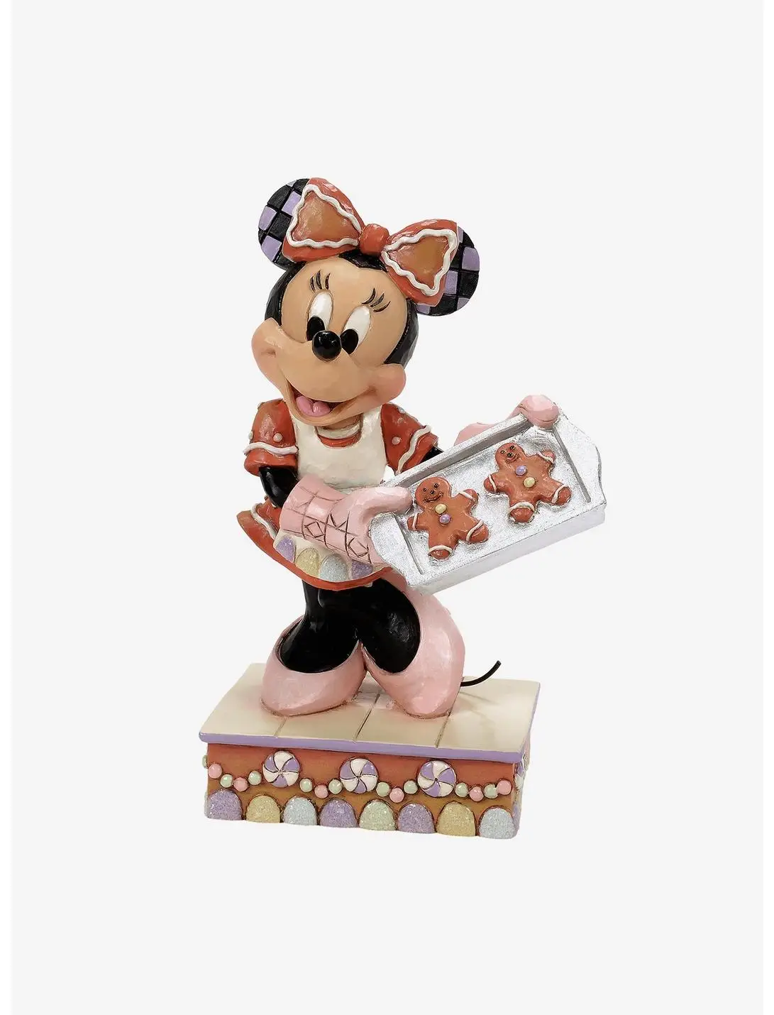 Disney Minnie With Gingerbread Figure