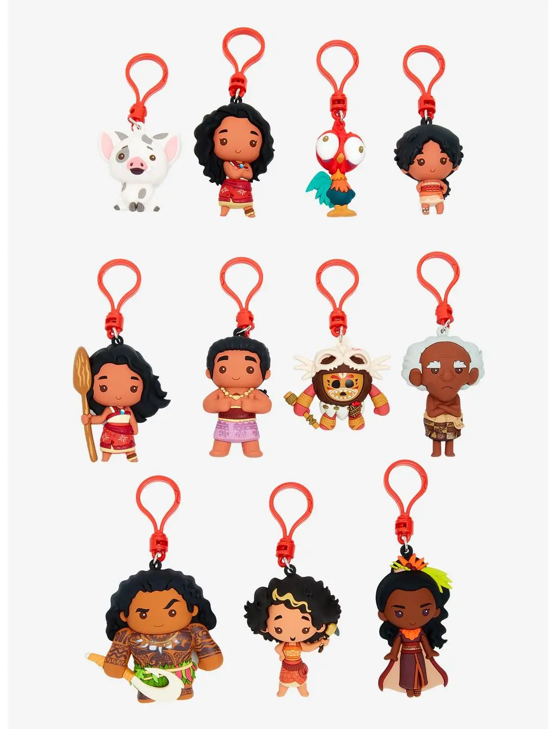 Disney Moana 2 Characters Blind Bag Figural Bag Clip