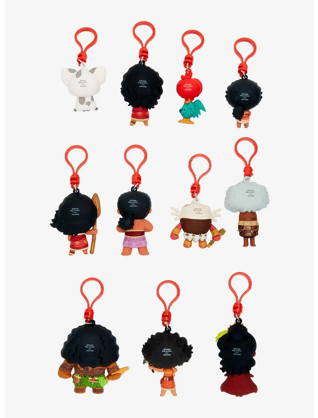 Disney Moana 2 Characters Blind Bag Figural Bag Clip