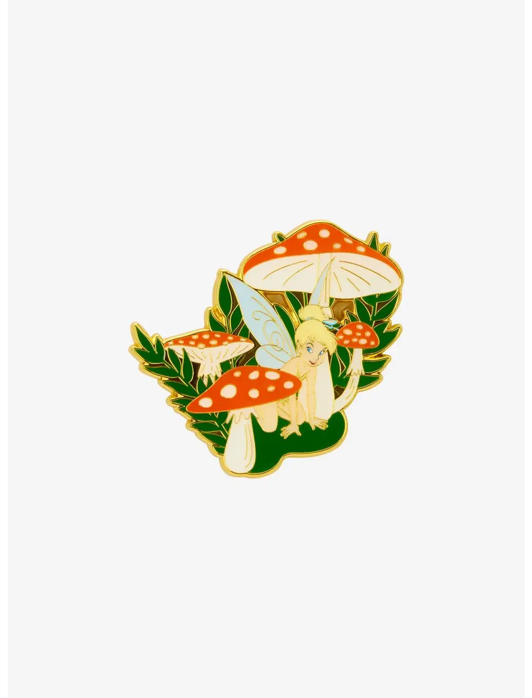Disney Peter Pan Tinker Bell Mushrooms Enamel Pin — BoxLunch Exclusive