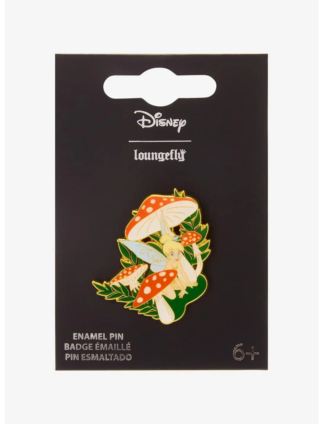 Disney Peter Pan Tinker Bell Mushrooms Enamel Pin — BoxLunch Exclusive
