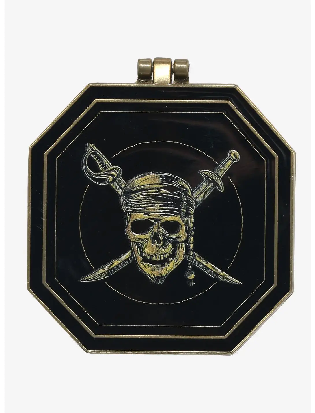 Disney Pirates of the Caribbean Spinning Compass Hinged Enamel Pin — BoxLunch Exclusive