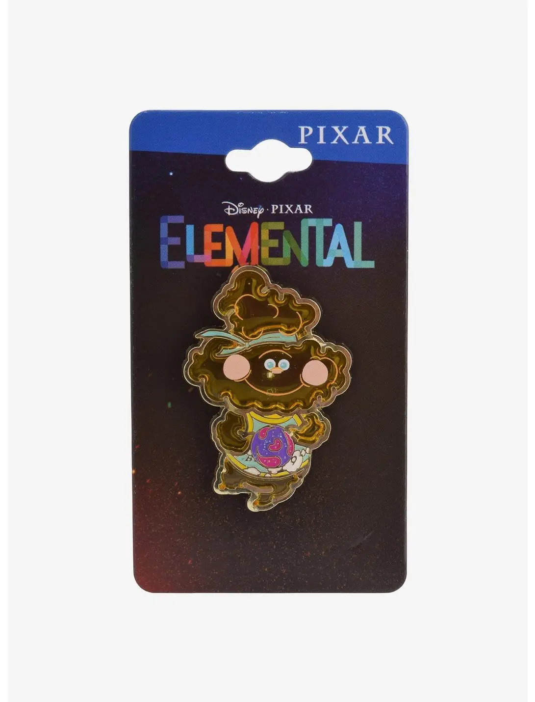 Disney Pixar Elemental Lutz Stained Glass Portrait Enamel Pin - BoxLunch Exclusive