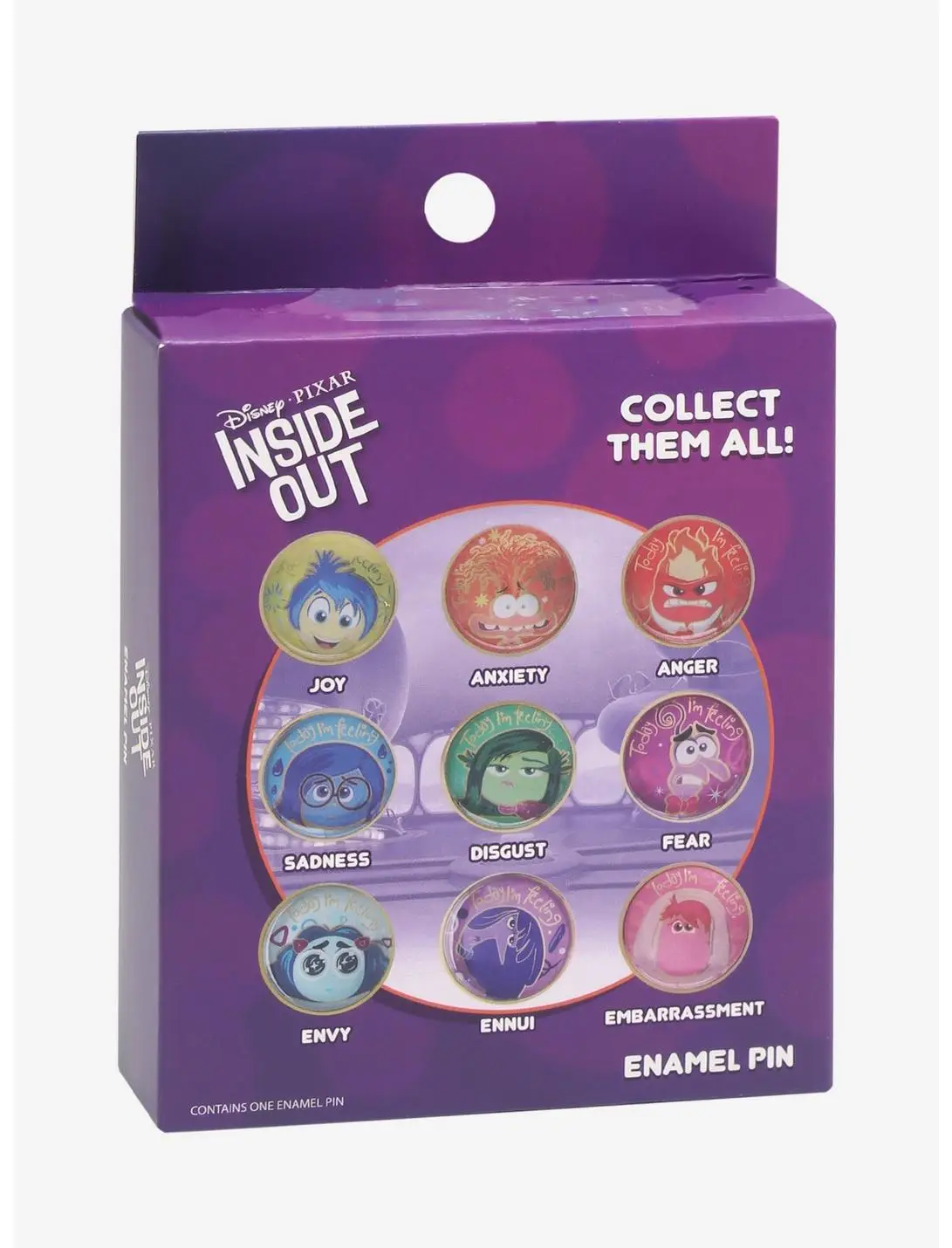 Disney Pixar Inside Out Emotions Blind Box Enamel Pin - BoxLunch Exclusive