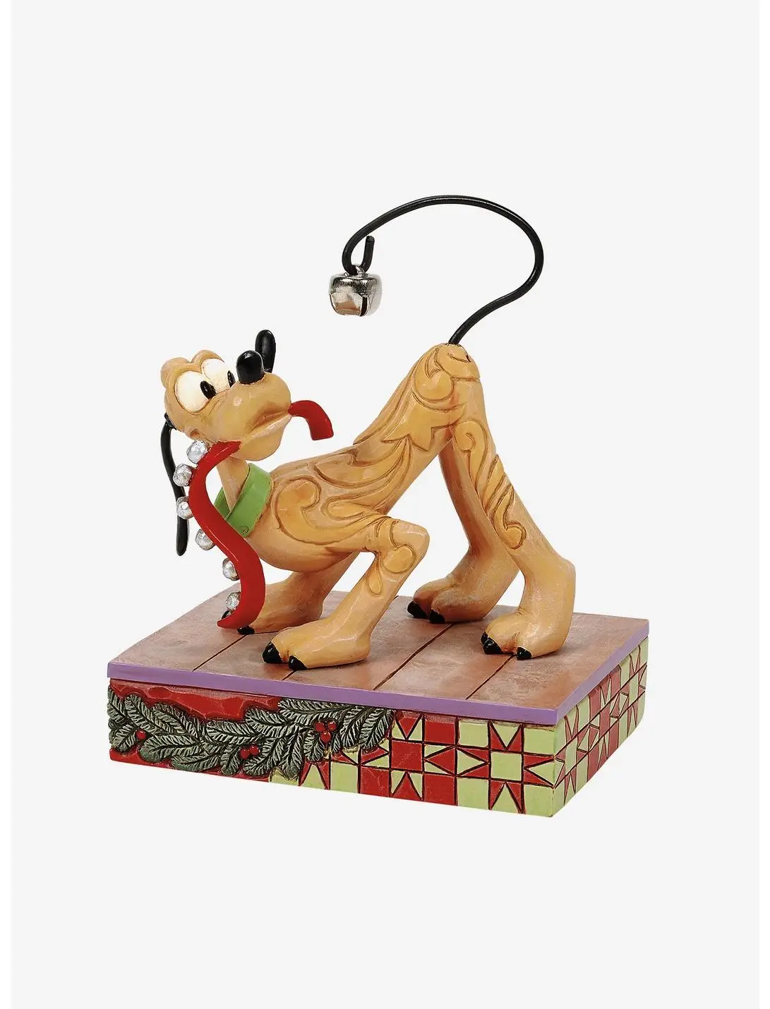Disney Pluto Christmas Bell Figure