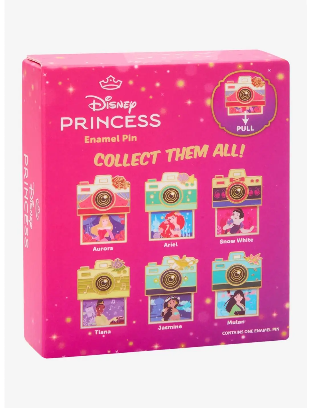 Disney Princess Camera Sliding Blind Box Enamel Pin - BoxLunch Exclusive