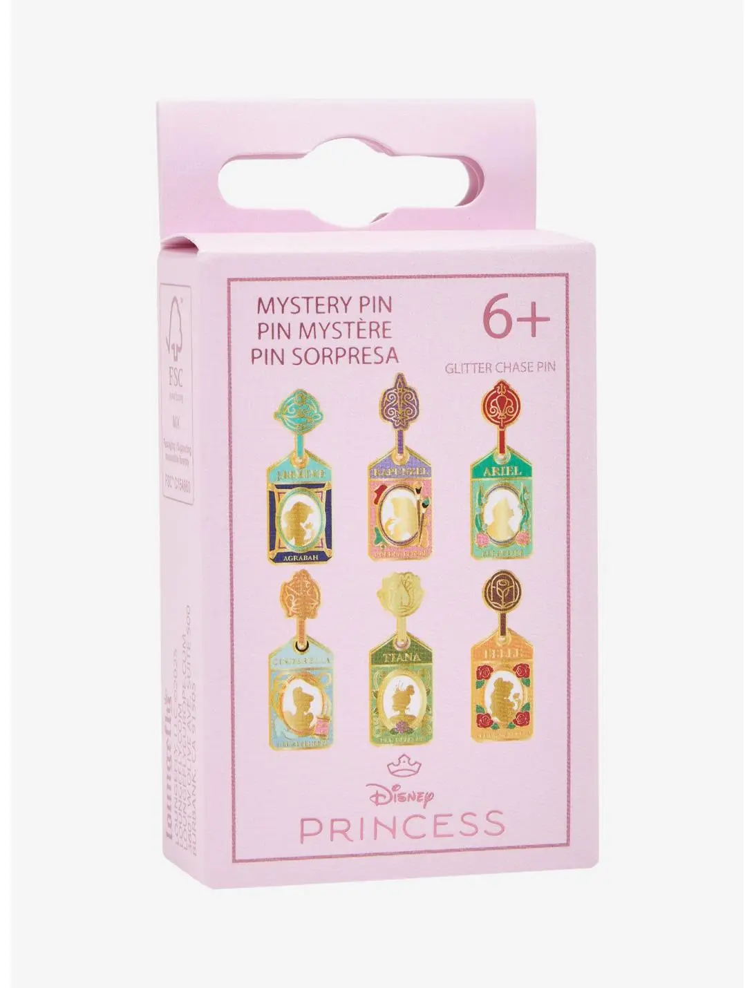 Disney Princess Luggage Tag Blind Box Enamel Pin — BoxLunch Exclusive