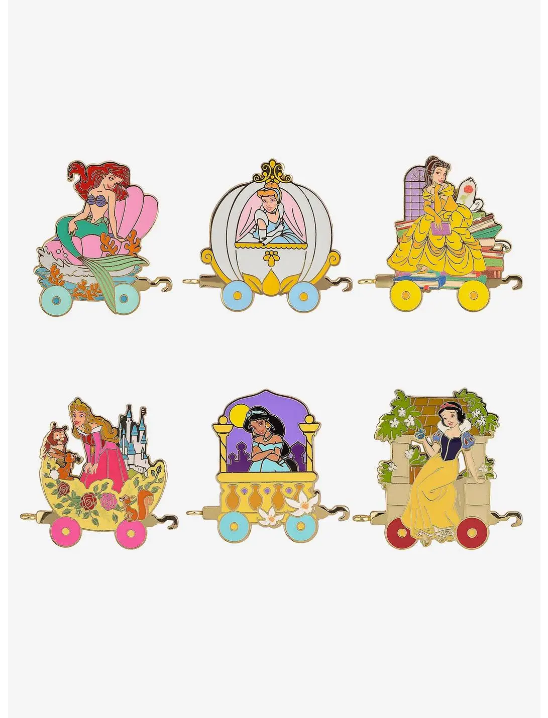 Disney Princesses Train Car Blind Box Enamel Pin - BoxLunch Exclusive