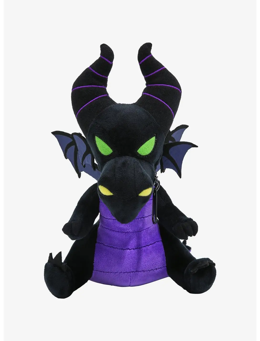 Disney Sleeping Beauty Dragon Maleficent Zip Mouth 8 Inch Plush