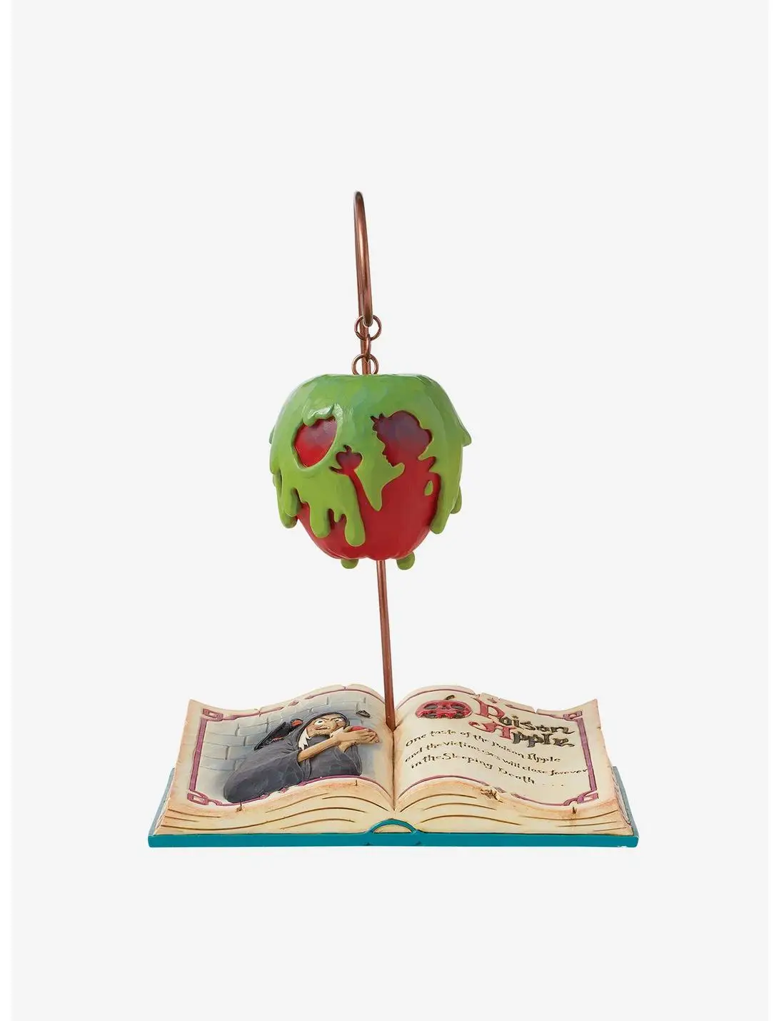 Disney Snow White Poisoned Apple Book Figurine