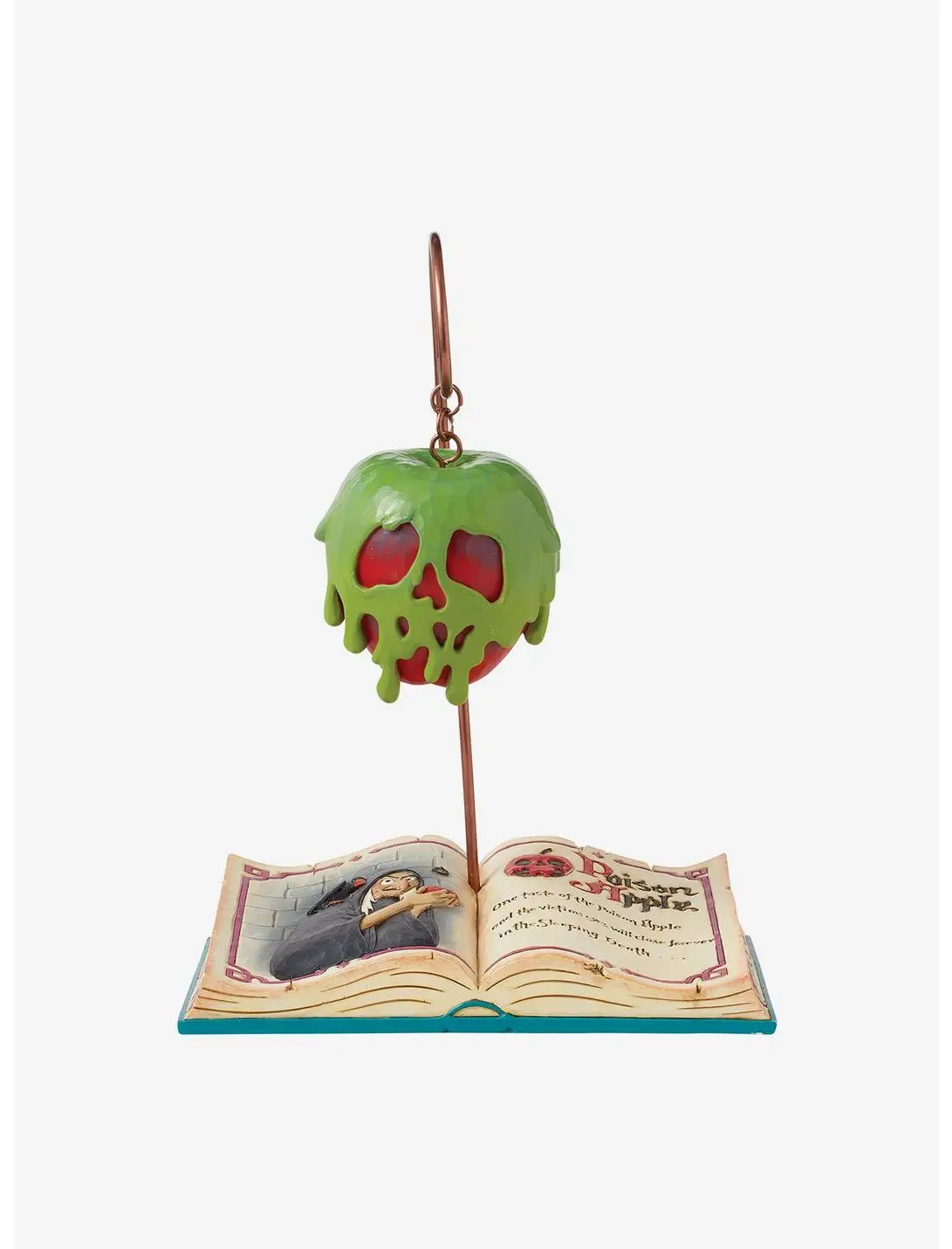 Disney Snow White Poisoned Apple Book Figurine